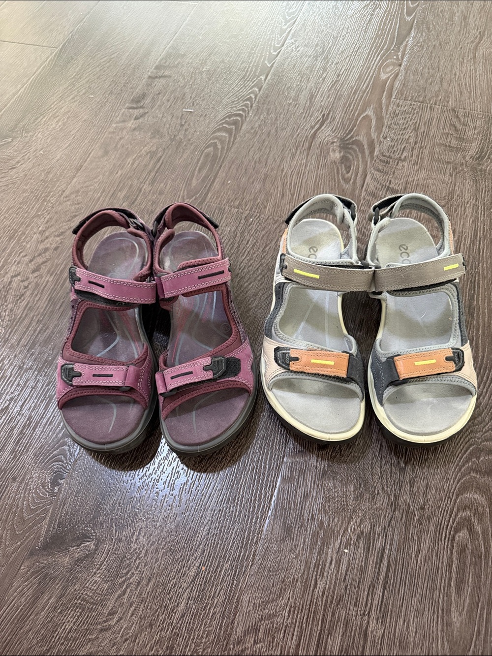 Ecco Sandals 2 Pairs Size 39
